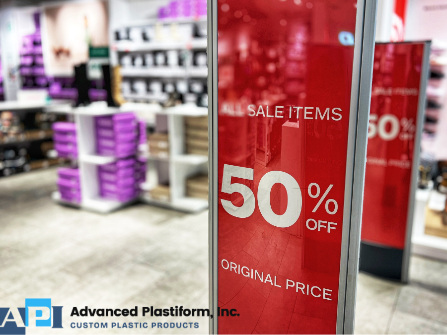 how thermoforming is used for retail display plastic parts